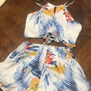 Floral Two Piece Set